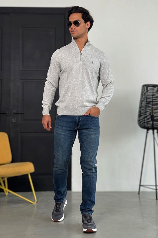 Мужские синие джинсы Brunello Cucinelli
