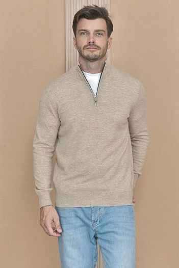 Кашемировый свитер Brunello Cucinelli Premium - Dark Beige   