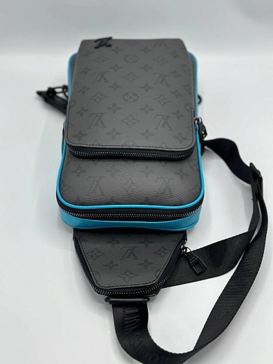 Кожаная сумка Louis Vuitton Avenue Sling Monogram Eclipse Reverse 30x18 см   