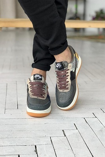 Кроссовки Nike Air Force 1 Travis Scott - Cactus Jack   