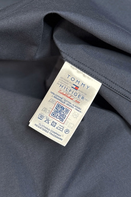 Мужская рубашка Tommy Hilfiger flag embroidery - Navy