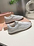 Женские кожаные кроссовки MIU MIU Premium - White