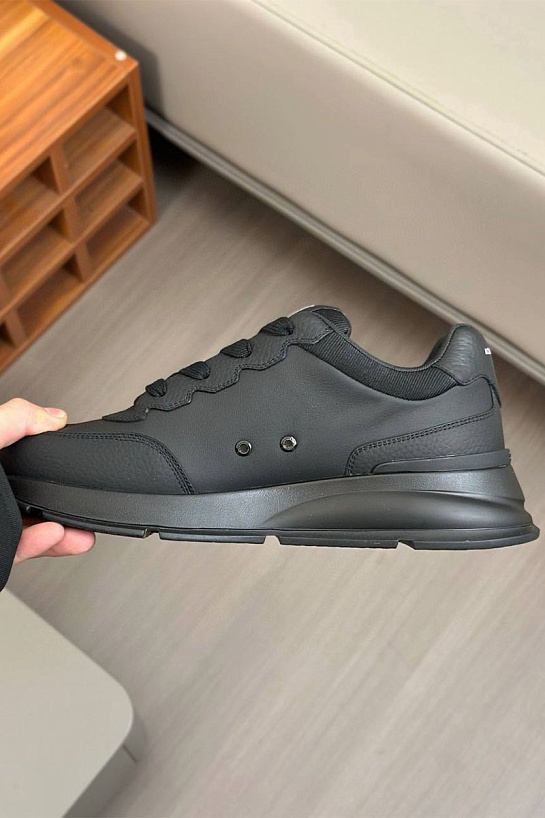 Кожаные кроссовки Louis Vuitton Premium - Black