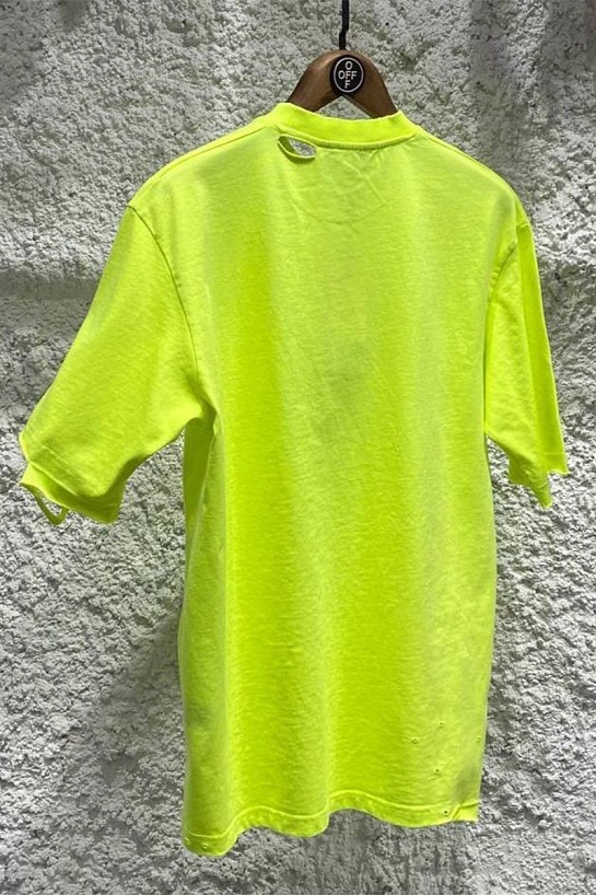 Чёрная оверсайз футболка Balenciaga с рваной отделкой