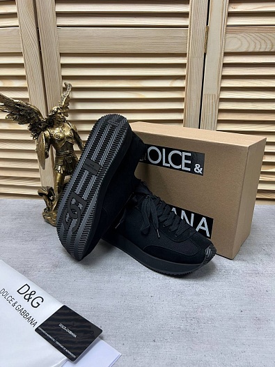 Мужские текстильные кроссовки Dolce & Gabbana   