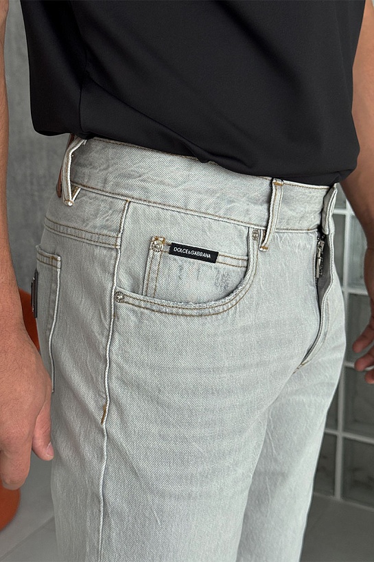 Джинсы Dolce & Gabbana regular fit Premium - Grey