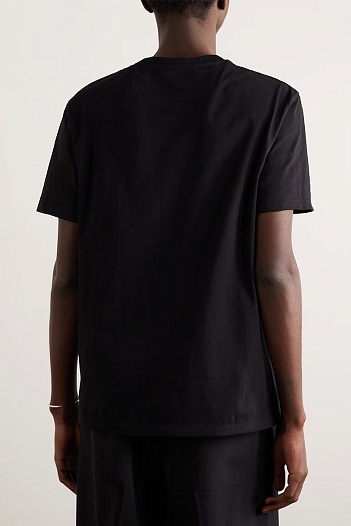 Оверсайз футболка Valentino чёрного цвета   