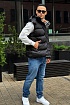 Чёрный жилет Burberry London England logo-patch