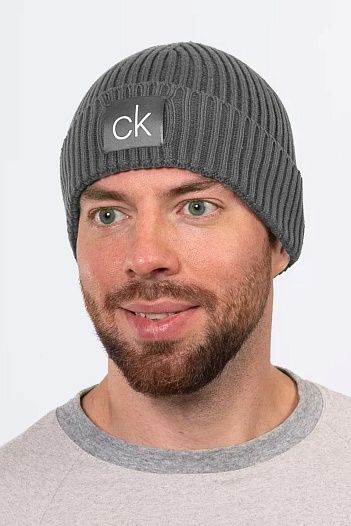 Шапка серого цвета Calvin Klein Golf Losar   