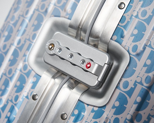 Чемодан Rimowa x Dior Aluminum Gradient M Premium 67x42x27 см   