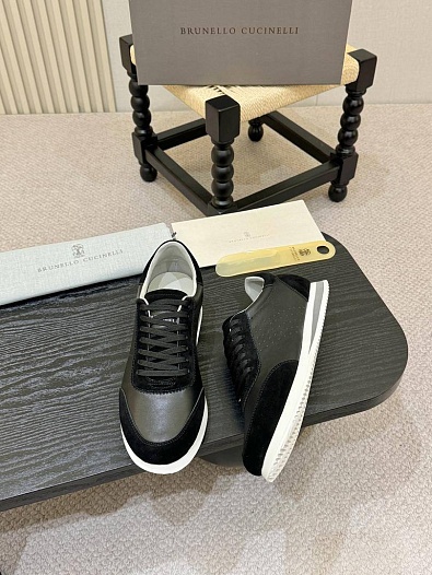 Мужские кроссовки Brunello Cucinelli low-top - Black   