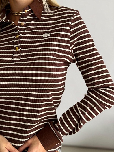 Женское поло с длинным рукавом Celine premium   