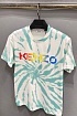Мужская белая футболка Kenzo Logo Tie-Dye