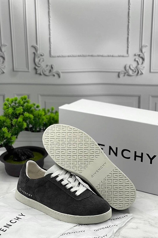 Мужские замшевые кроссовки Givenchy Town - Dark Grey