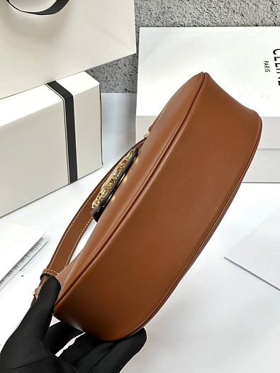 Женская сумка Celine Ava Tromphe Premium 24.5x17x9 см - Brown   