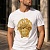 Мужская белая футболка Versace Medusa-embroidered