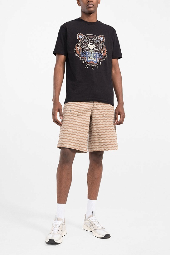 Футболка чёрного цвета Kenzo Tiger print