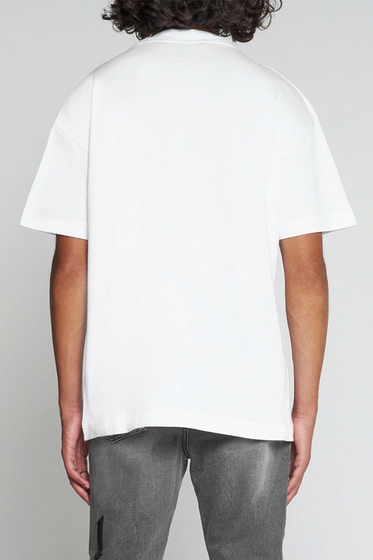 Футболка белого цвета Palm Angels logo-print