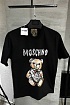 Мужская чёрная футболка Moschino Teddy Bear