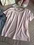 Женская розовая футболка Chanel premium
