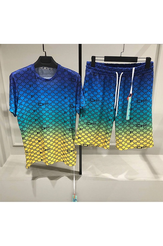 Мужские шорты Off-White Arrows gradient-print
