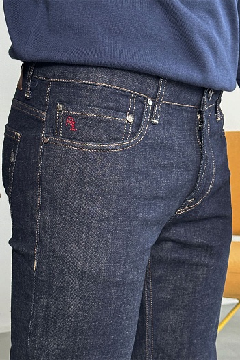 Мужские джинсы тёмно-синего цвета Polo Ralph Lauren regular fit   