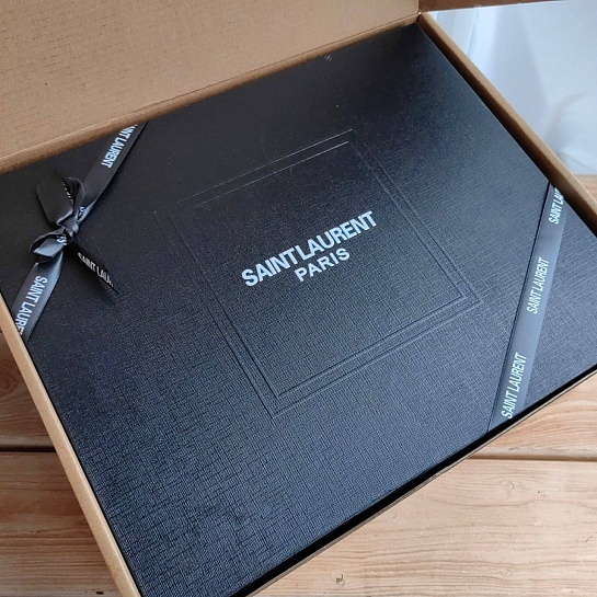 Кожаная сумка Yves Saint Laurent Niki Medium Blanc Vintage 28x21 см