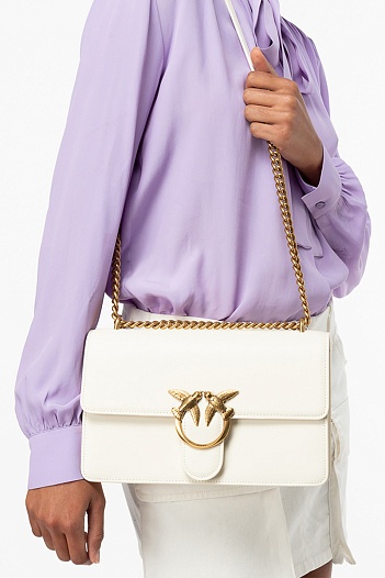 Женская сумка Classic Love Bag 27x16 см - White   