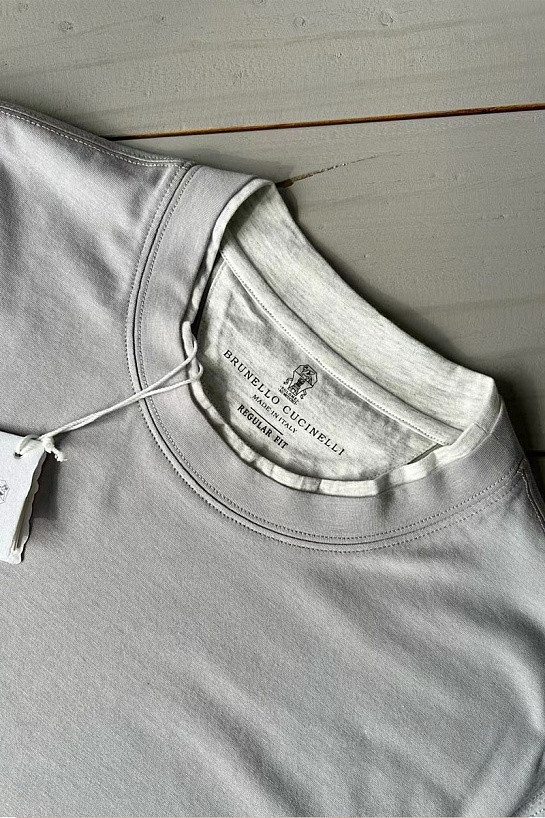 Футболка Brunello Cucinelli Premium layered-effect - Light Grey