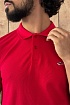 Красное поло Paul & Shark logo-embroidered