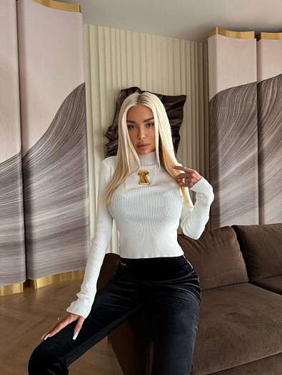 Женский лонгслив Schiaparelli Premium - White   