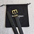 Кожаный ремень Yves Saint Laurent Cassandre (ширина 2 / 3 см)