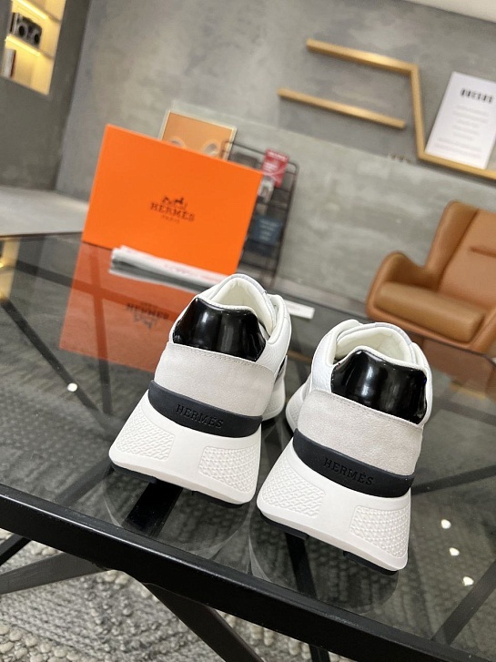 Мужские кроссовки Hermes - White