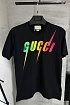 Мужская чёрная футболка Gucci Blade logo-print