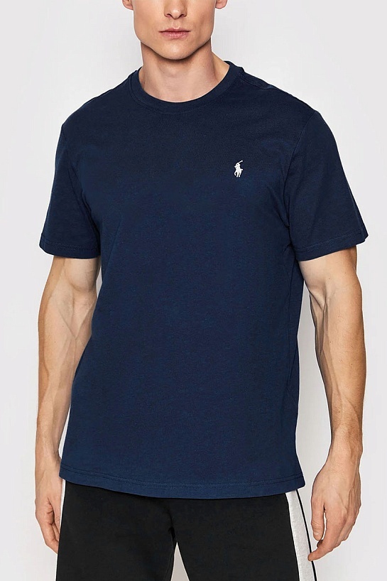 Тёмно-синяя футболка Роlо Ralрh Lаurеn basic