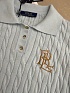 Женское поло Роlо Ralрh Lаurеn logo-embroidered premium - Blue