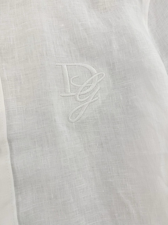 Льняная рубашка Dolce & Gabbana Premium - White