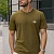 Мужская зелёная футболка Calvin Klein Urban Graphic