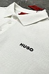 Мужское поло Hugo Boss белого цвета