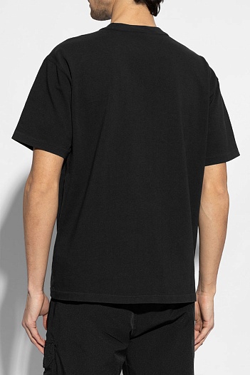 Мужская футболка Stone Island чёрного цвета   