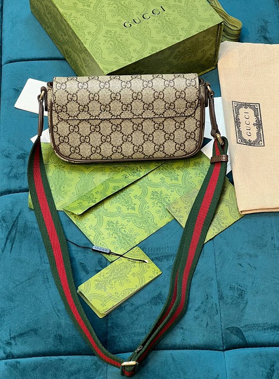 Сумка Gucci GG Ophidia pochette premium 22x13x4 см