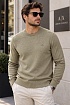 Мужская зелёная кофта Armani Exchange