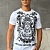 Белая футболка Dolce&Gabbana с фактурным принтом