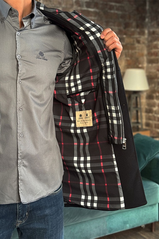 Мужское пальто Burberry London England - Black