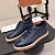 Кожаные кроссовки с мехом Loro Piana high-top