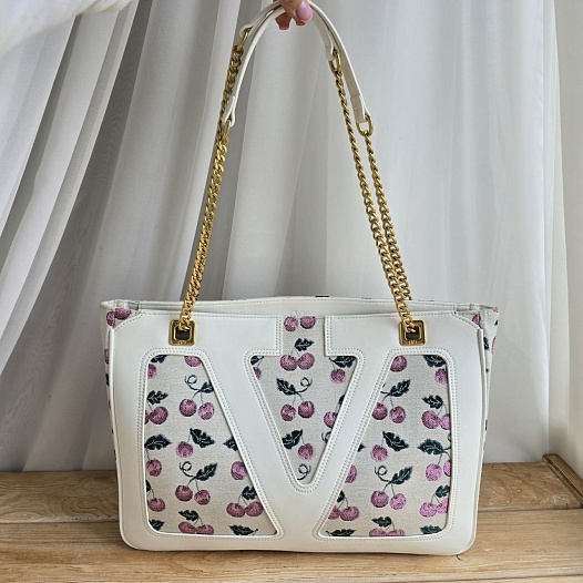 Кожаная сумка Valentino 36x26 см   