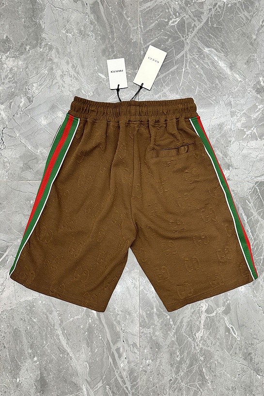 Мужские шорты Gucci GG Monogram - Brown
