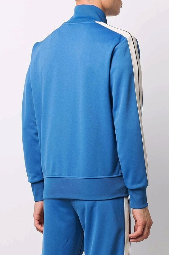 Мужская голубая кофта Palm Angels logo-print