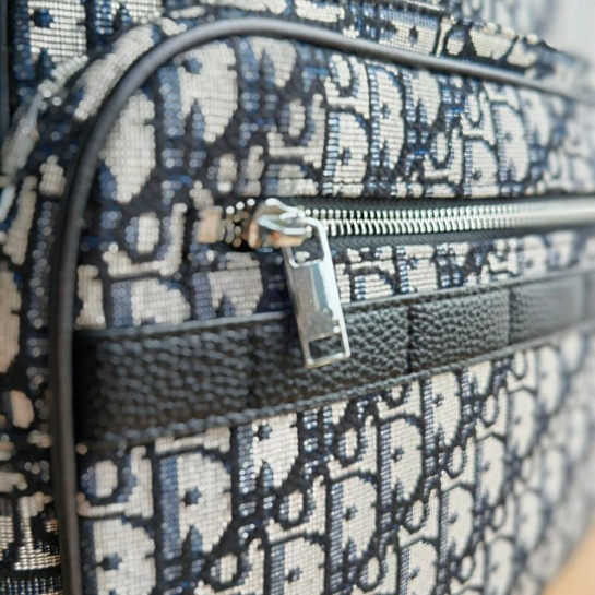 Рюкзак Dior Oblique Jacquard 39x30 см - White