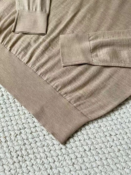 Поло с длинным рукавом Loro Piana Premium - Flower Aprecot